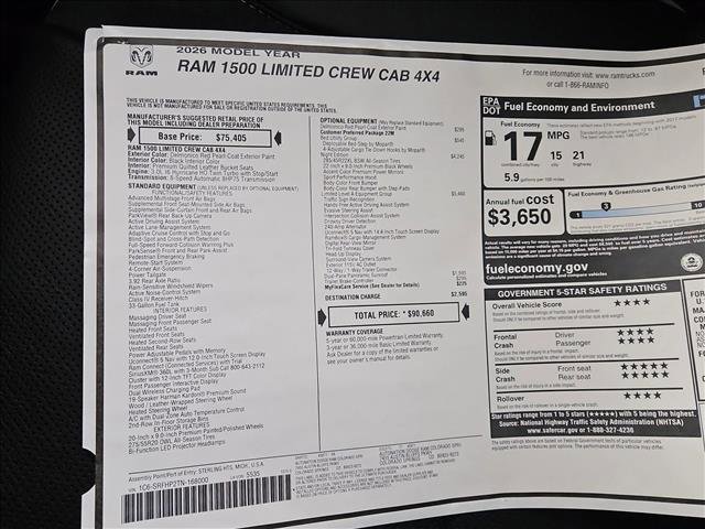 New 2026 RAM 1500 Limited image 18