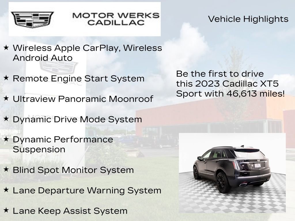 Certified 2023 Cadillac XT5 Sportv AWD/4WD image 15