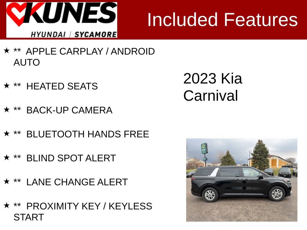 Used 2023 Kia Carnival LX image 2