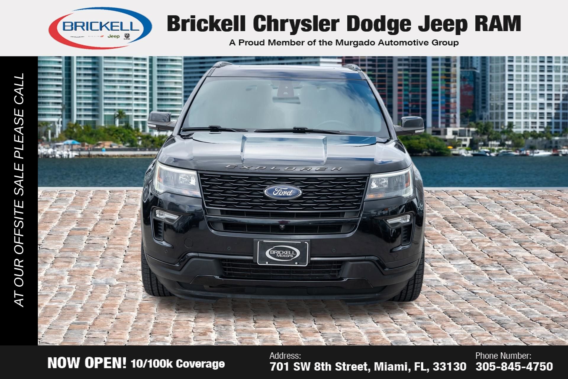 Used 2018 Ford Explorer Sport w/ Equipment Group 401A AWD/4WD image 2