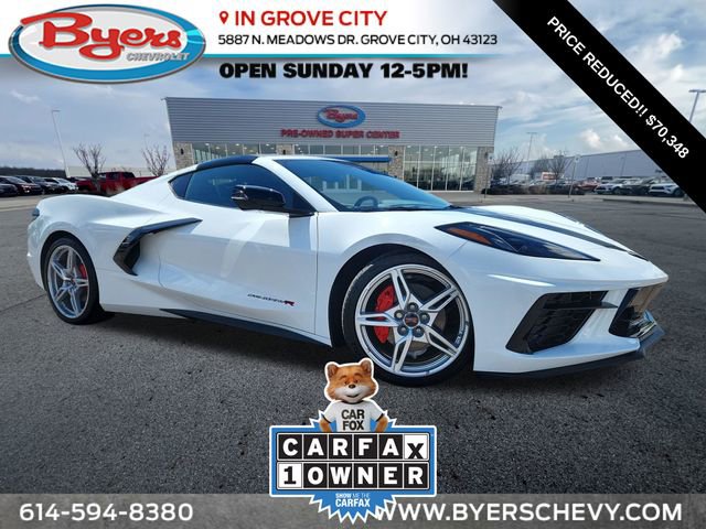Used 2024 Chevrolet Corvette Stingray Preferred Cpe w/ Body-Color Dual Roof Package