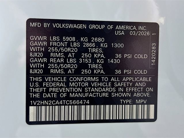 New 2026 Volkswagen Atlas SE AWD/4WD image 32