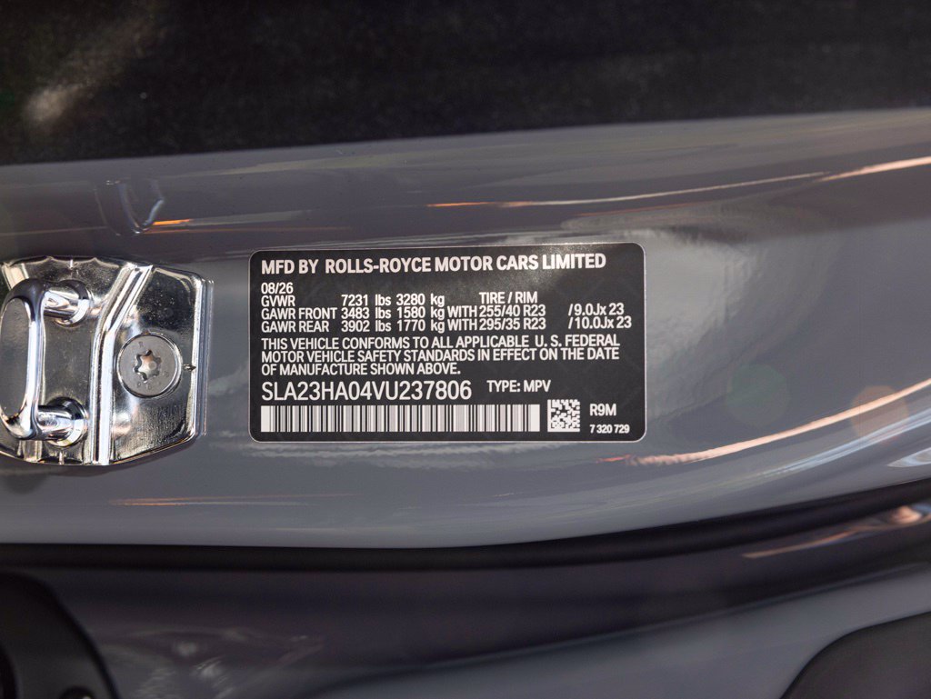 New 2027 Rolls-Royce Cullinan AWD/4WD image 95