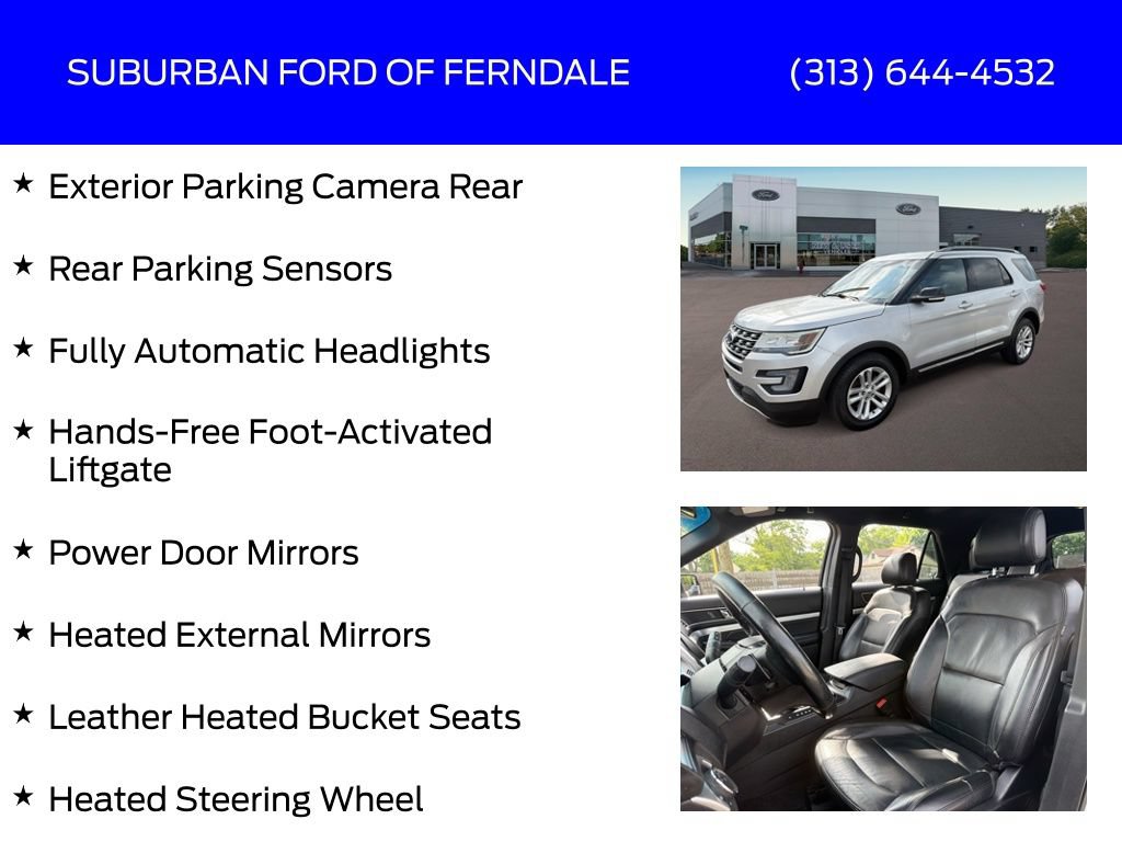 Used 2017 Ford Explorer XLT w/ Equipment Group 202A FWD image 17