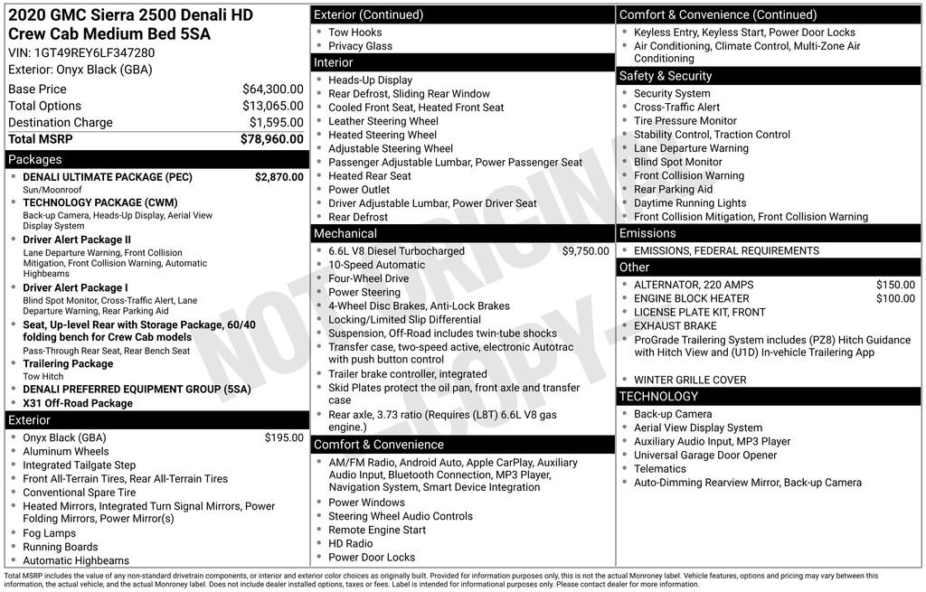 Used 2020 GMC Sierra 2500 Denali w/ Denali Ultimate Package image 4