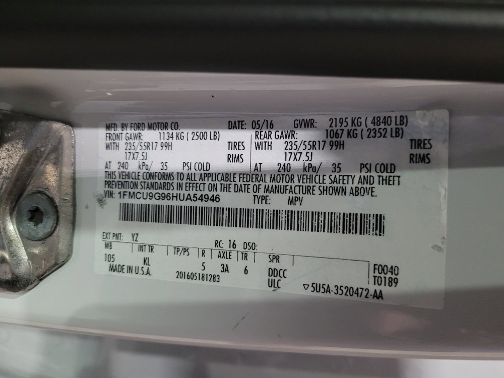 Used 2017 Ford Escape SE w/ Equipment Group 201A image 33