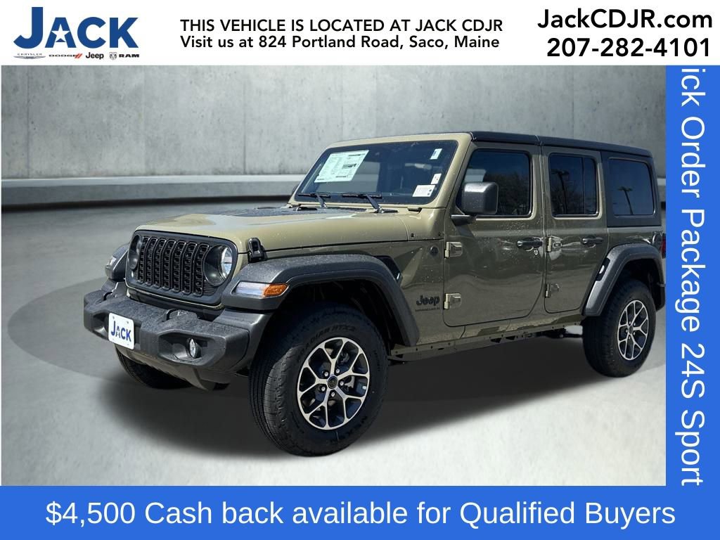 New 2025 Jeep Wrangler Sport S