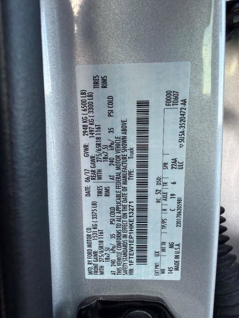 Used 2017 Ford F150 XLT w/ Equipment Group 302A Luxury image 25