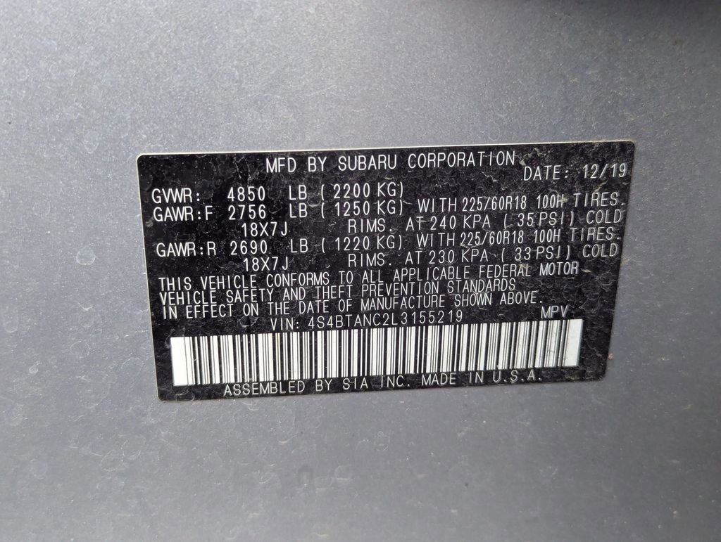 Used 2020 Subaru Outback Limited image 25