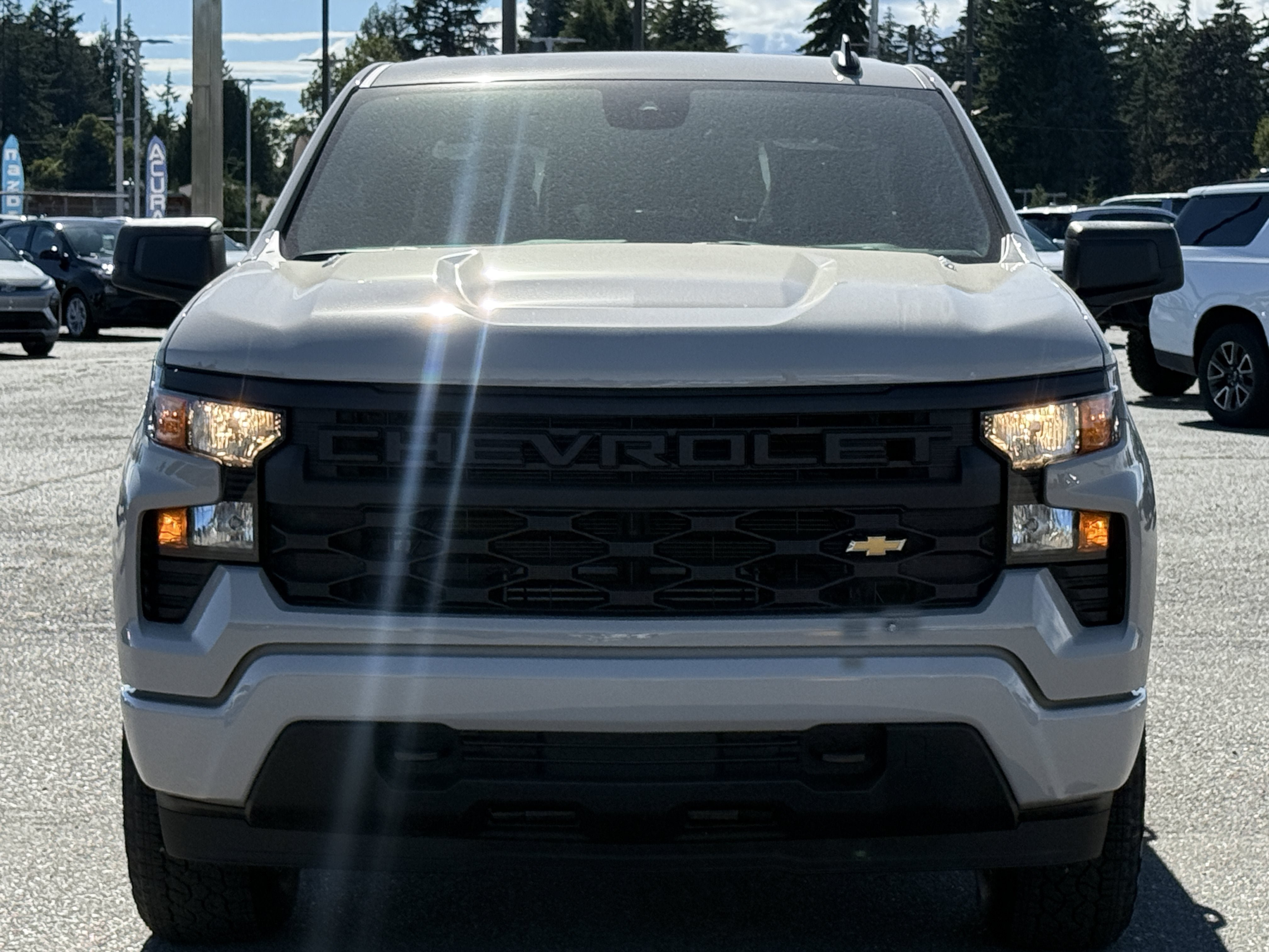 New 2026 Chevrolet Silverado 1500 Custom w/ Turbomax Blackout Package AWD/4WD image 8