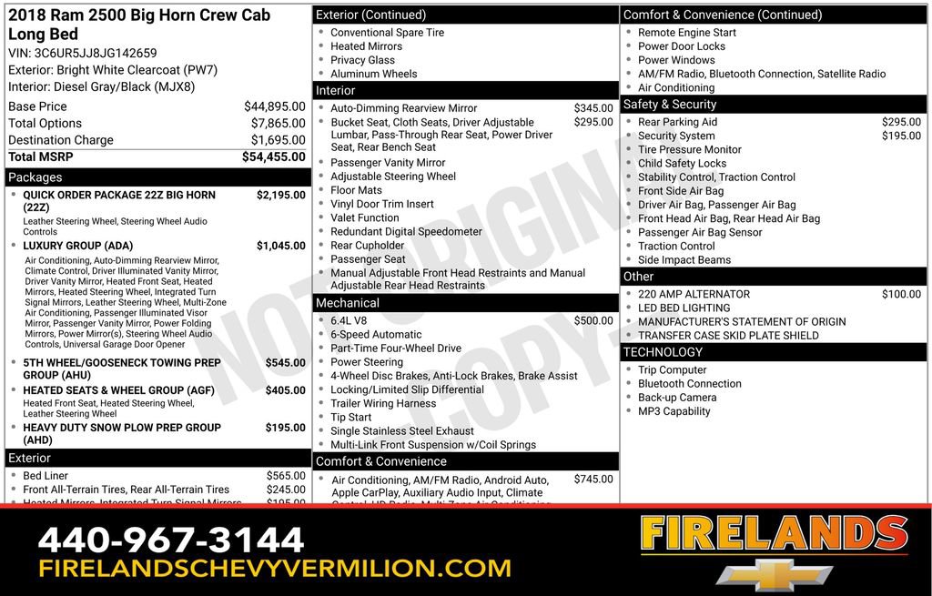 Used 2018 RAM 2500 Big Horn image 2