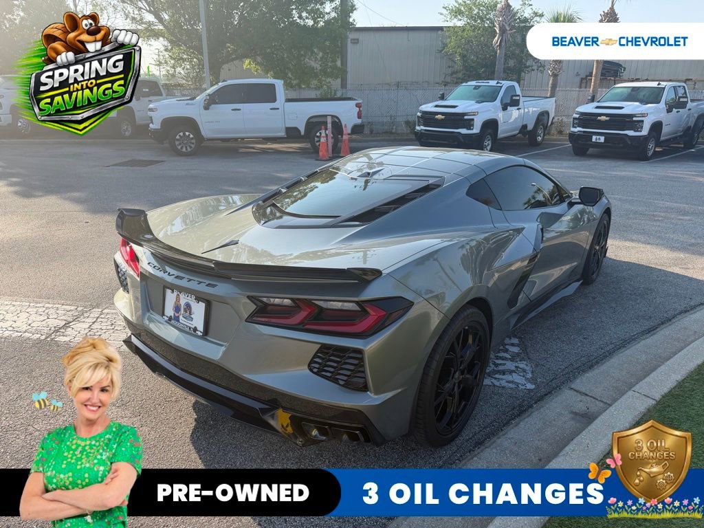 Used 2023 Chevrolet Corvette Stingray Premium Cpe w/ Engine Appearance Package RWD image 5