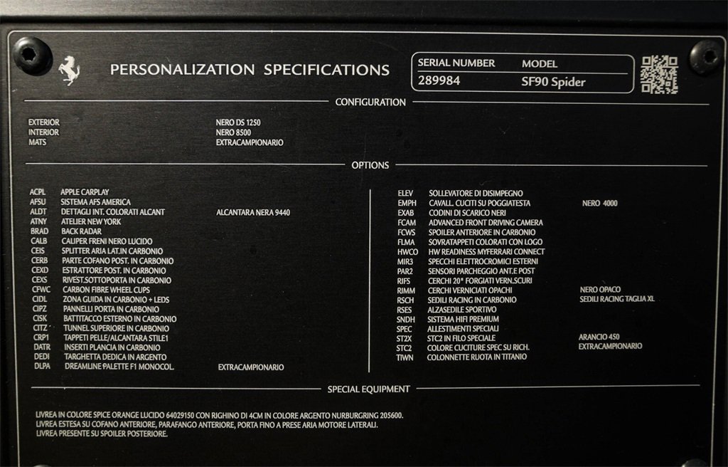 Certified 2023 Ferrari SF90 Spider image 42