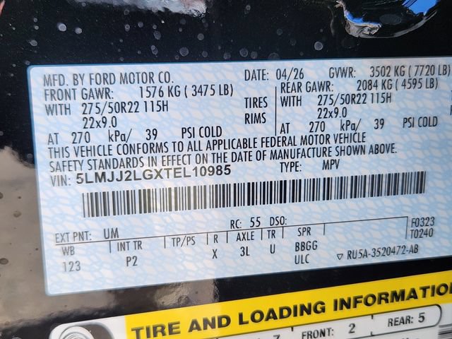 New 2026 Lincoln Navigator Reserve w/ Jet Appearance Package AWD/4WD image 22
