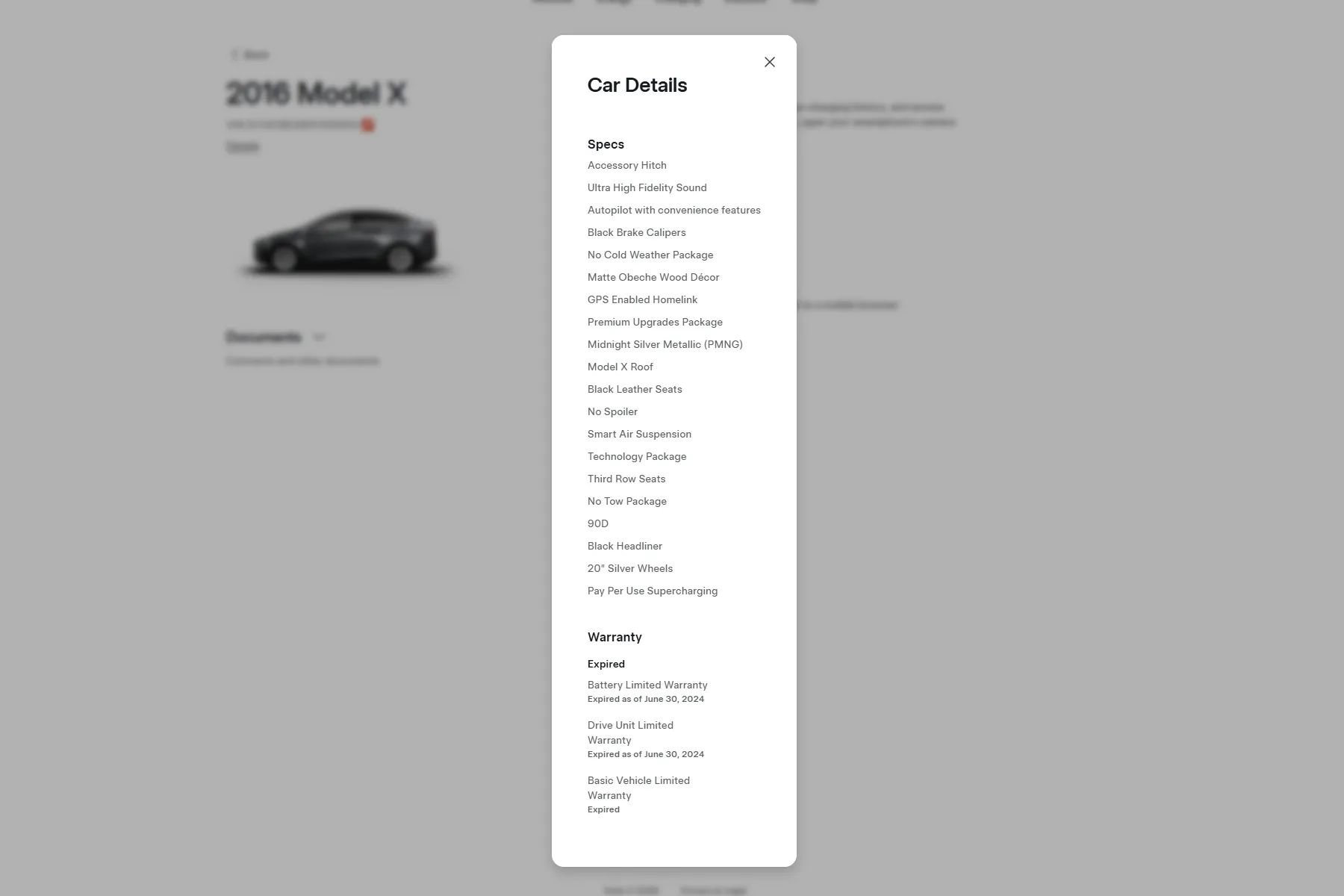 Used 2016 Tesla Model X 90D AWD/4WD image 3