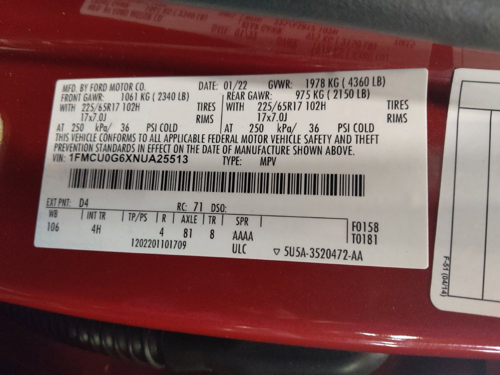 Used 2022 Ford Escape SE FWD image 33