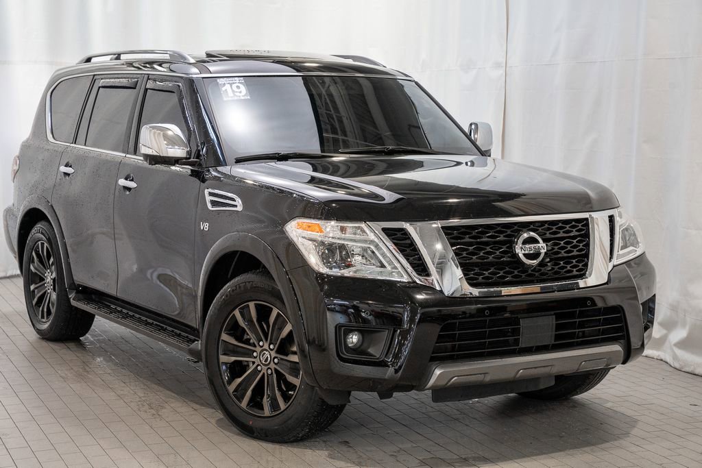 Used 2019 Nissan Armada Platinum w/ Captain's Chairs Package image 1