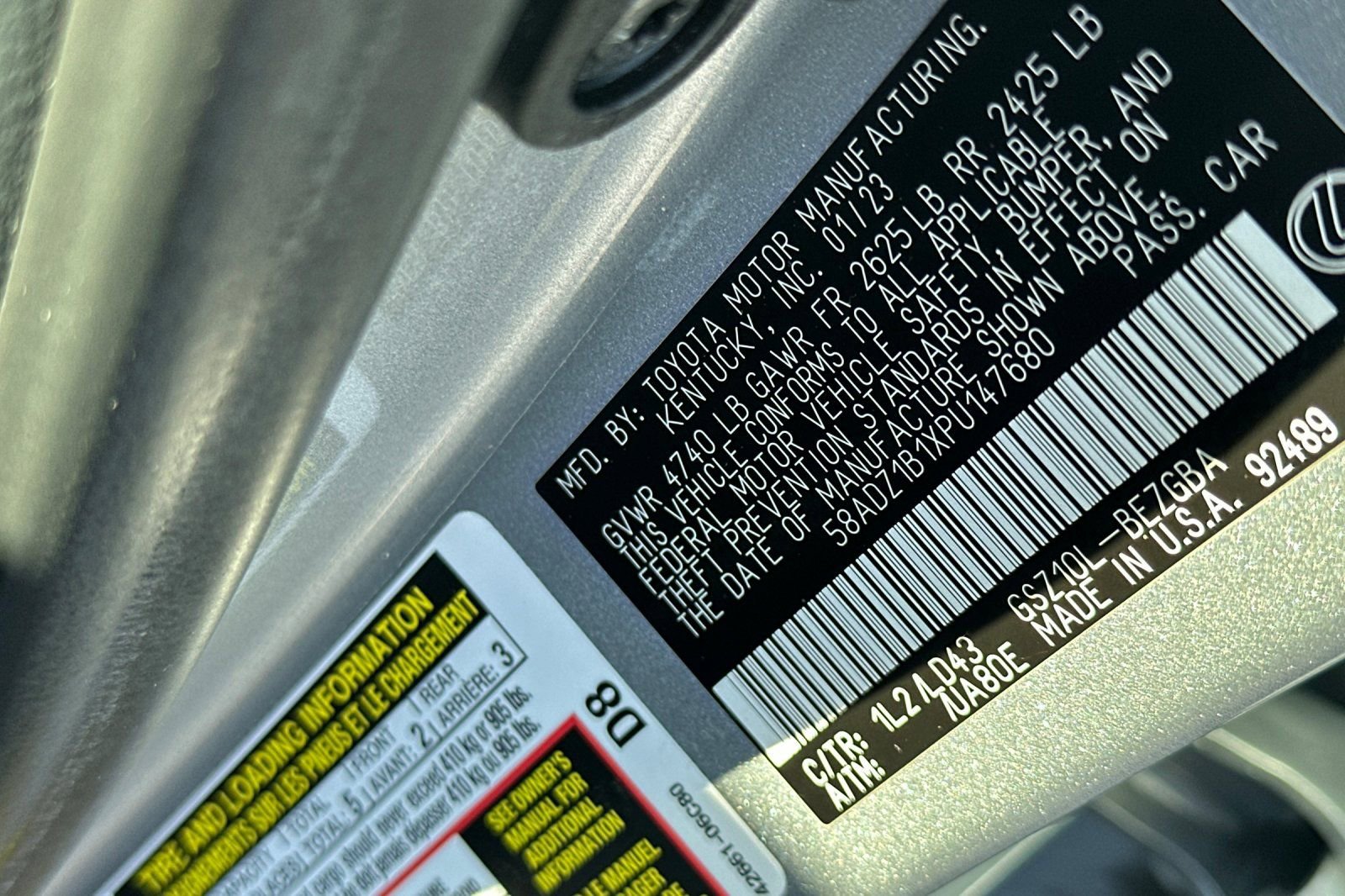Certified 2023 Lexus ES 350 w/ Premium Package FWD image 23
