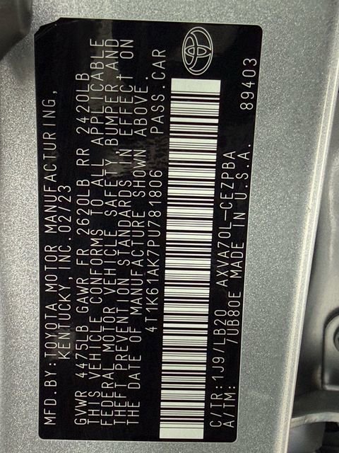 Certified 2023 Toyota Camry XSE image 35