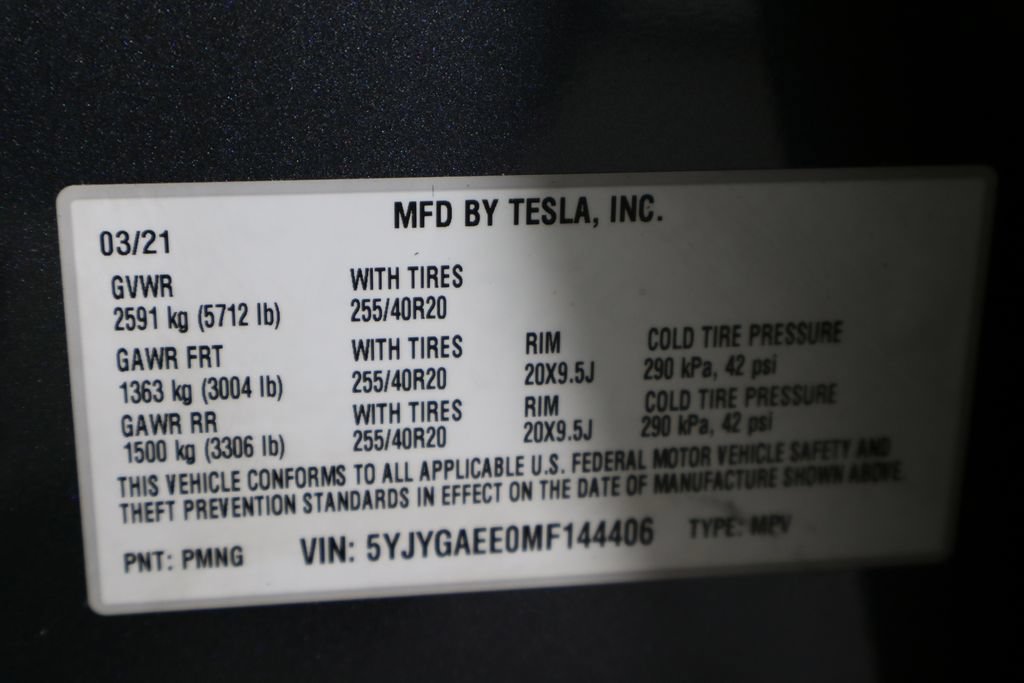 Used 2021 Tesla Model Y Long Range AWD/4WD image 42