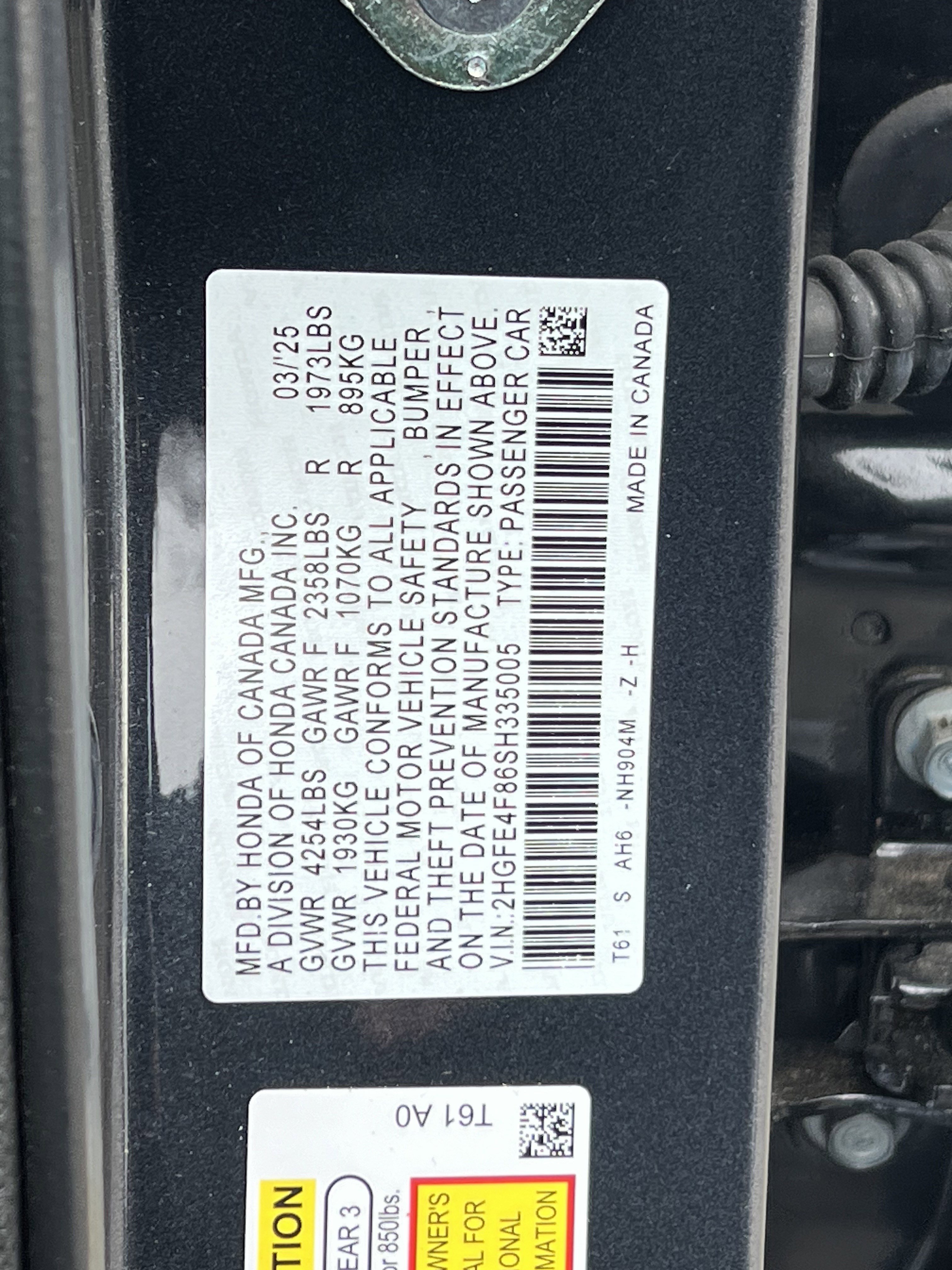 Used 2025 Honda Civic Sport image 25