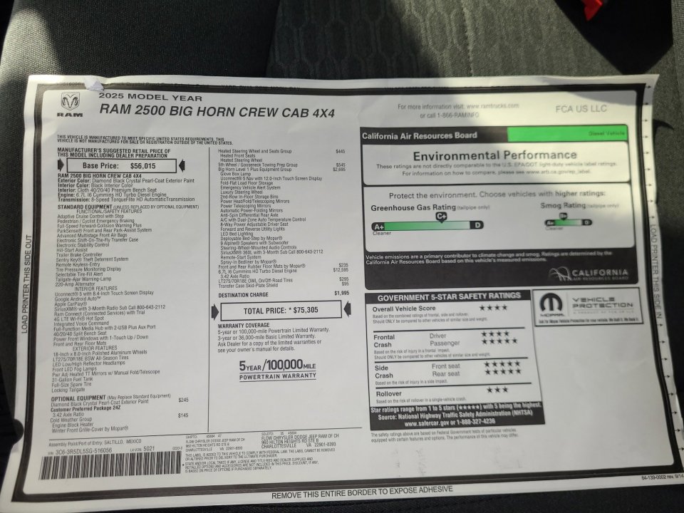 New 2025 RAM 2500 Big Horn image 33