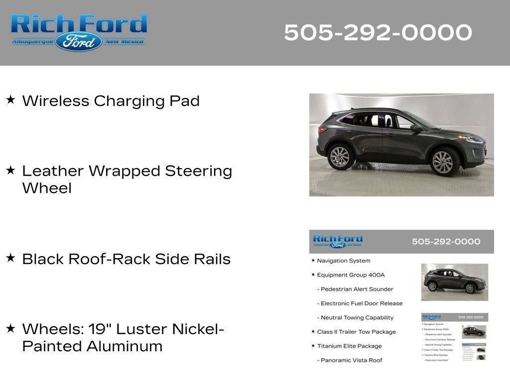 Used 2021 Ford Escape Titanium w/ Titanium Elite Package AWD/4WD image 60