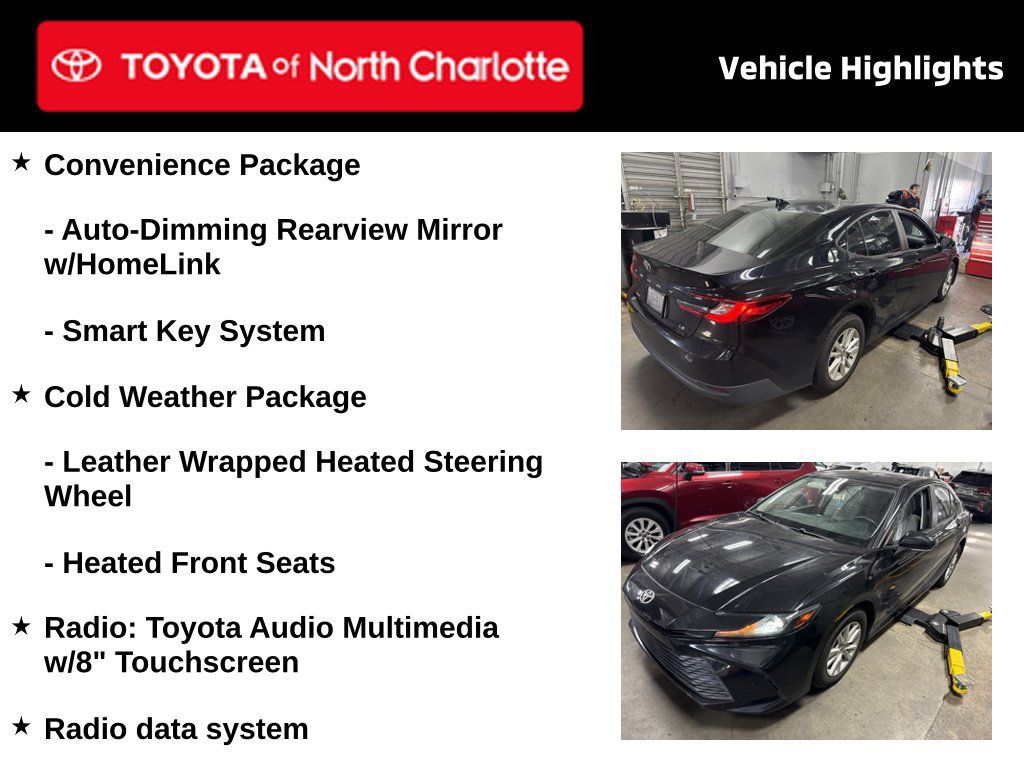 Used 2025 Toyota Camry LE w/ Convenience Package FWD image 4