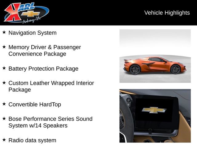 New 2025 Chevrolet Corvette Z06 w/ Battery Protection Package image 3