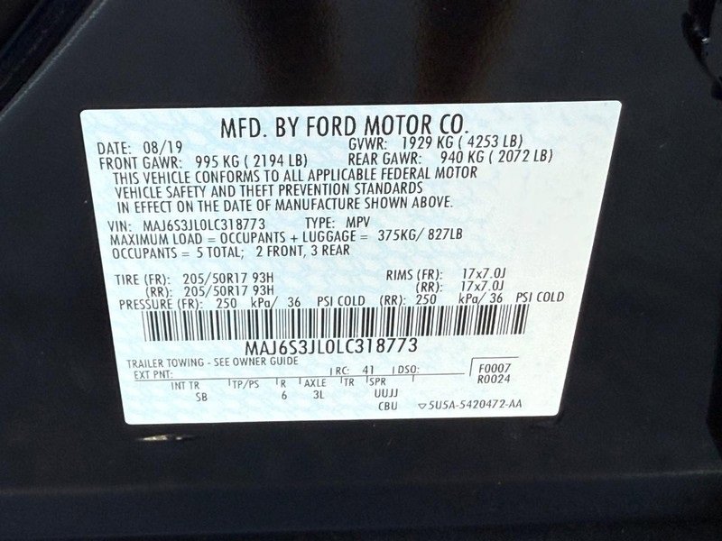 Certified 2020 Ford EcoSport SES image 21