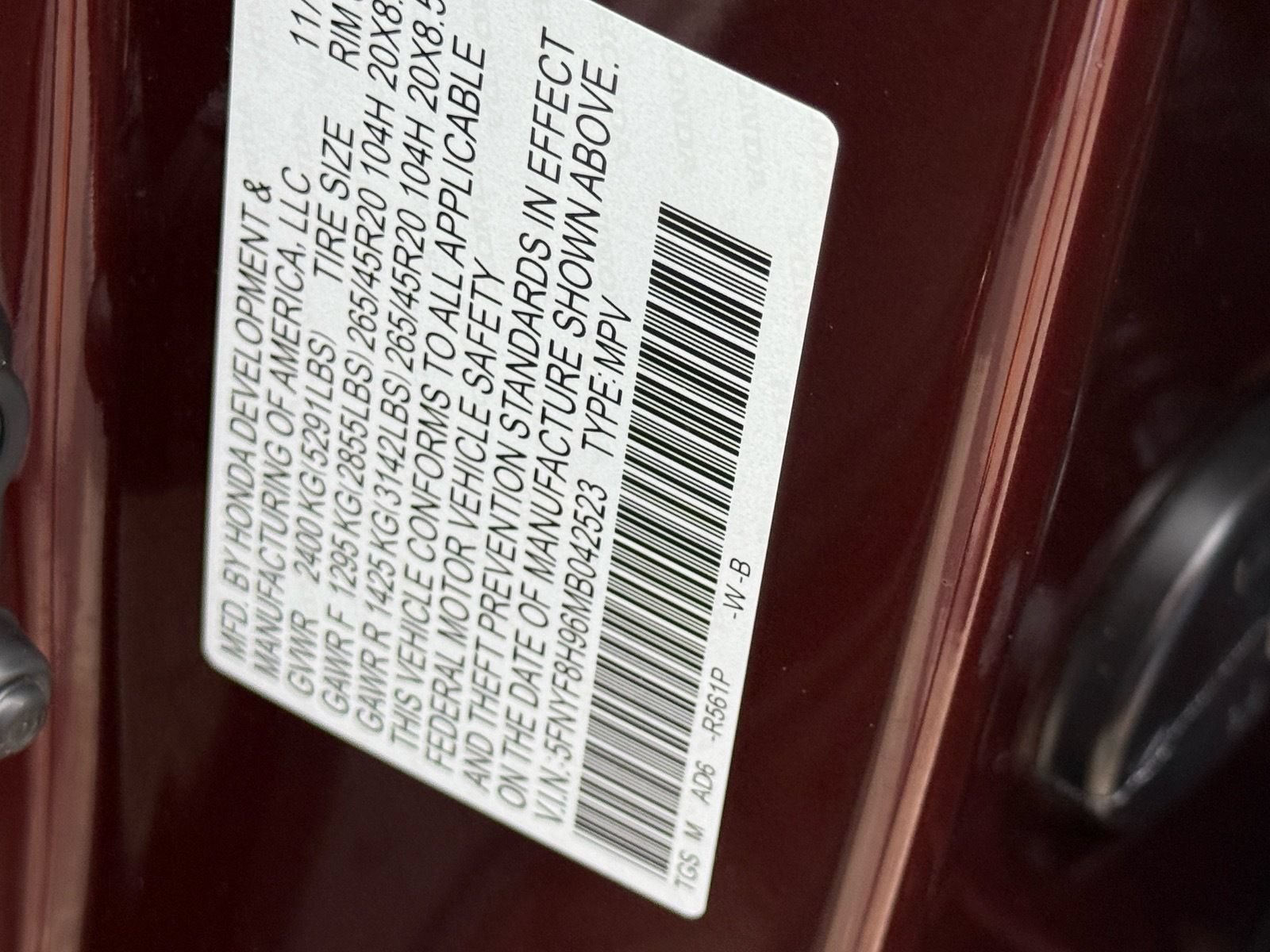Used 2021 Honda Passport Touring image 36