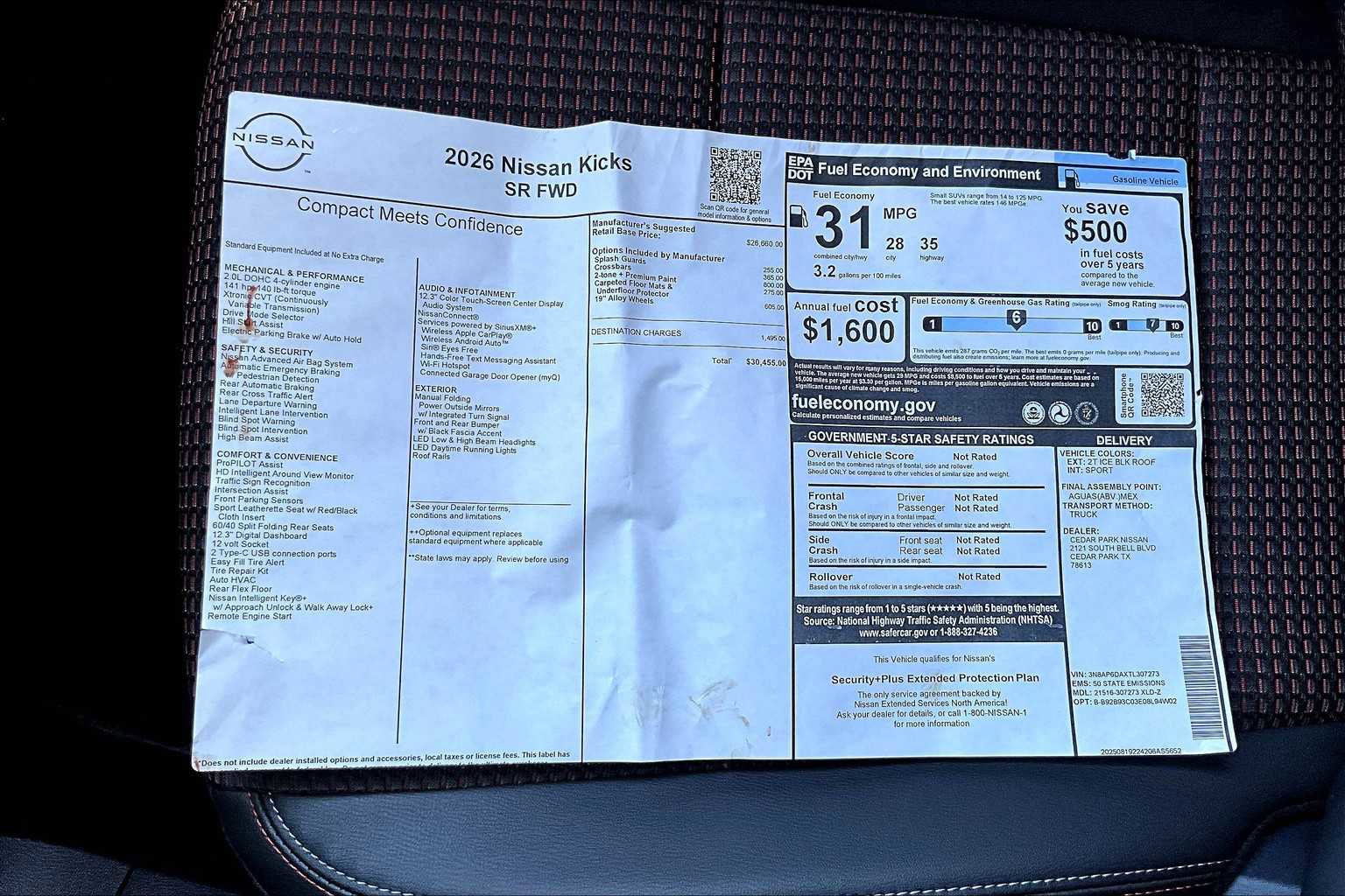 New 2026 Nissan Kicks SR image 21