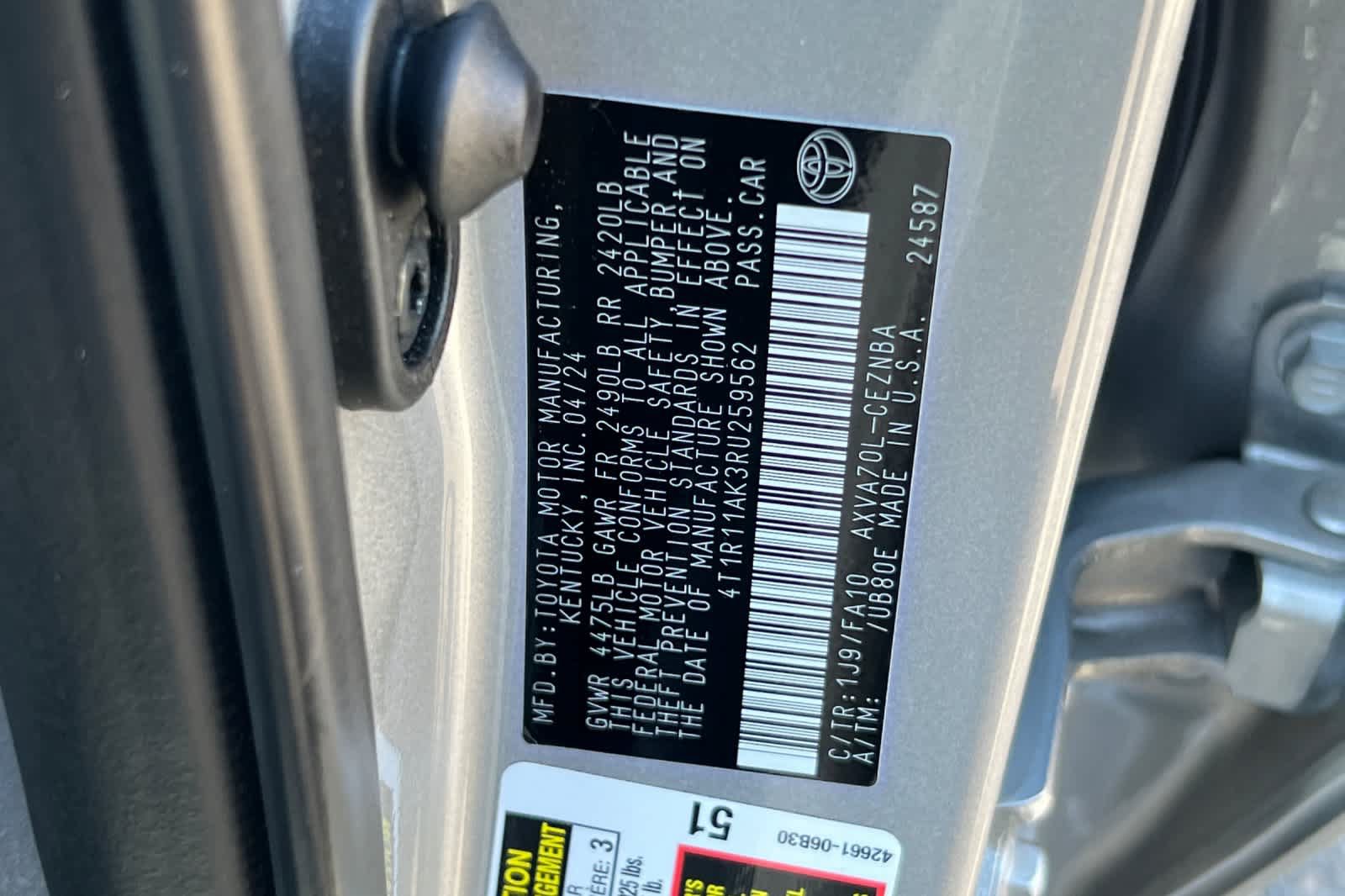Certified 2024 Toyota Camry LE w/ Convenience Package FWD image 32