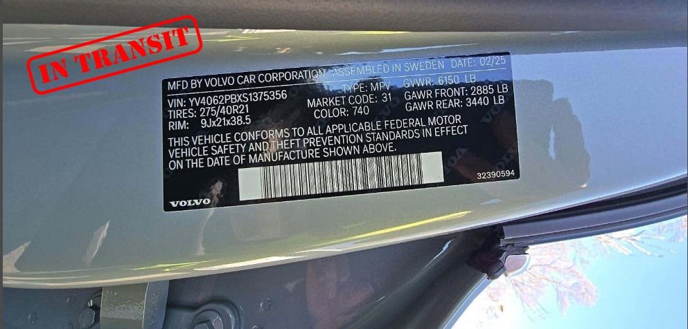 Used 2025 Volvo XC90 B6 Plus image 5