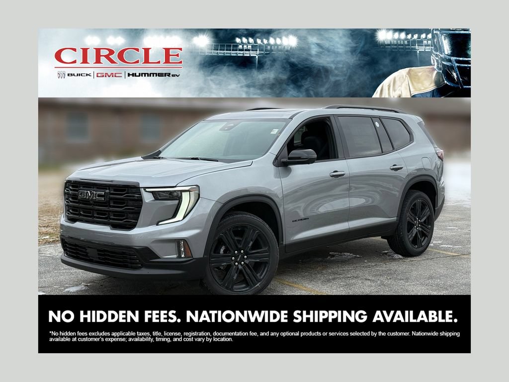 New 2026 GMC Acadia Elevation w/ Black Edition FWD 360° Tour