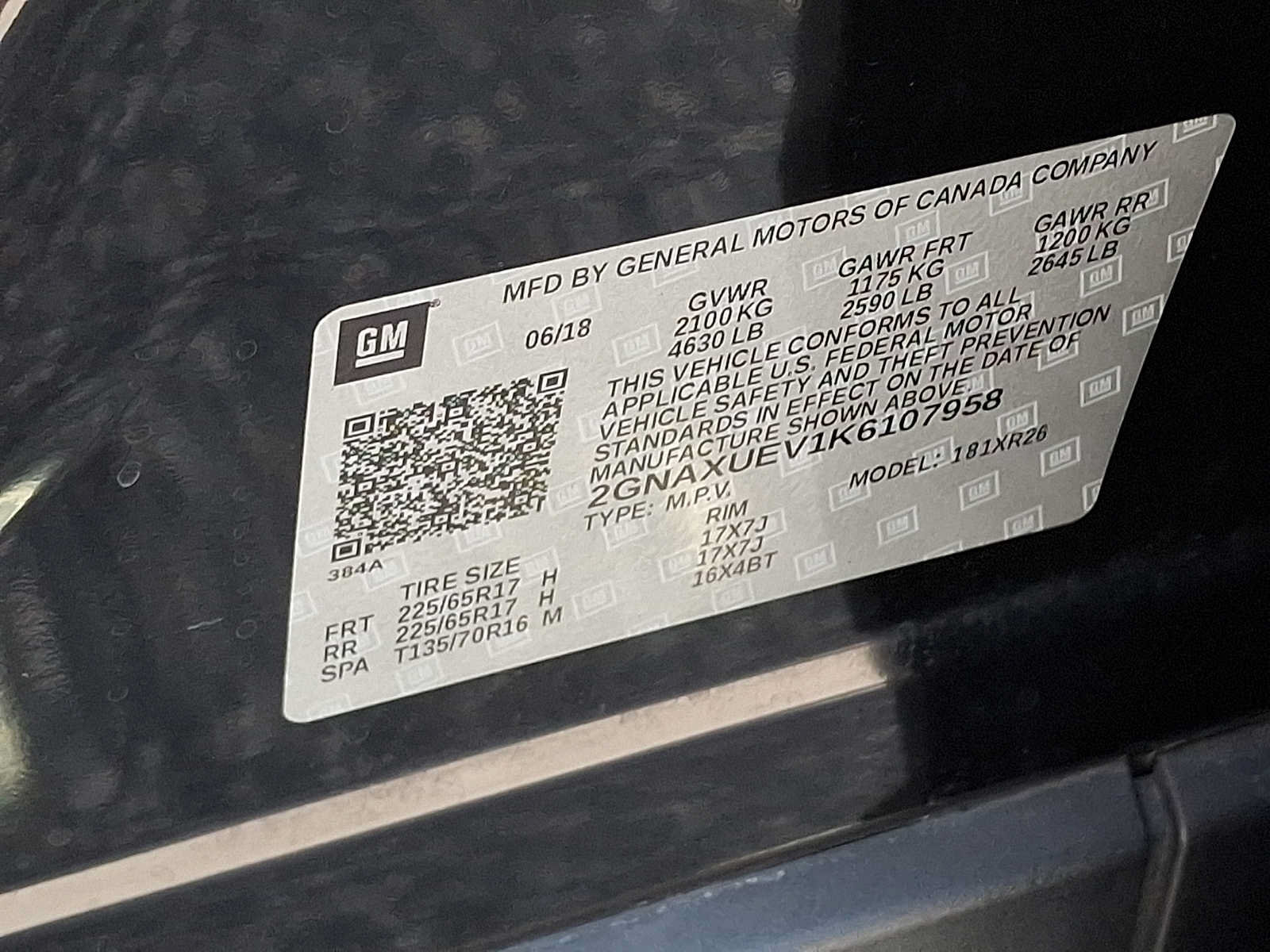 Certified 2019 Chevrolet Equinox LT AWD/4WD image 26