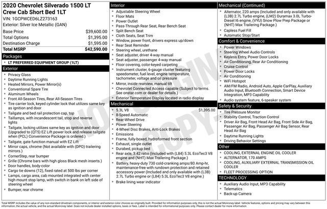 Used 2020 Chevrolet Silverado 1500 LT RWD image 30