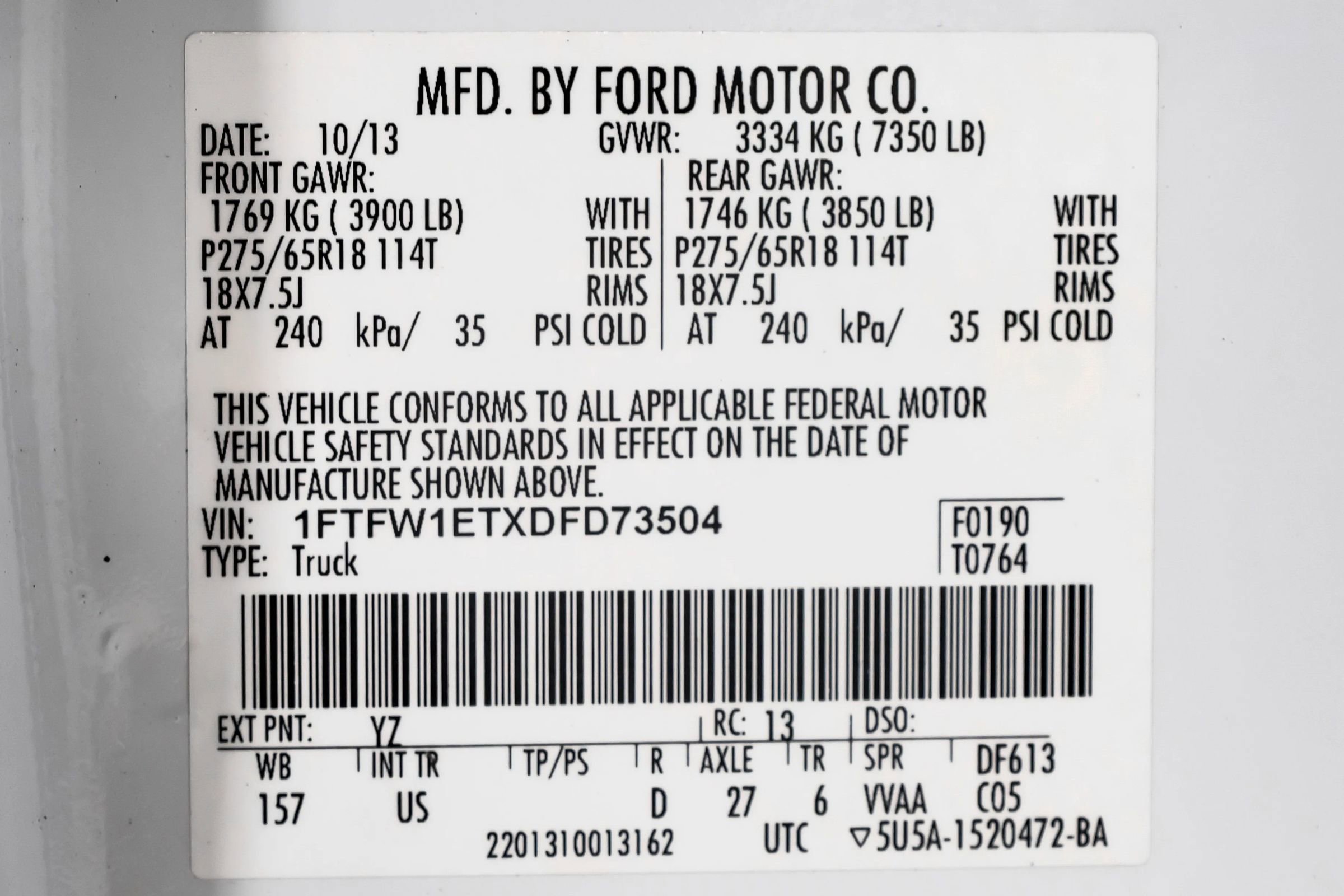 Used 2013 Ford F150 XLT w/ Luxury Equipment Group image 67