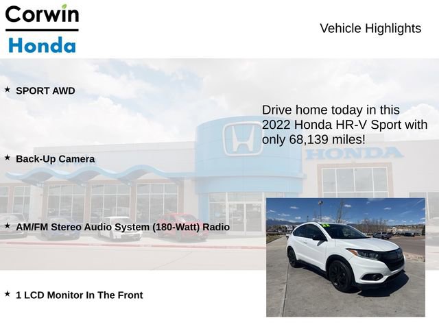 Used 2022 Honda HR-V Sport image 6