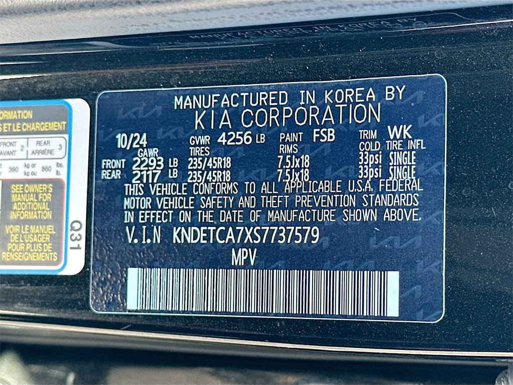 Certified 2025 Kia Seltos SX w/ SX Sunroof Package image 33