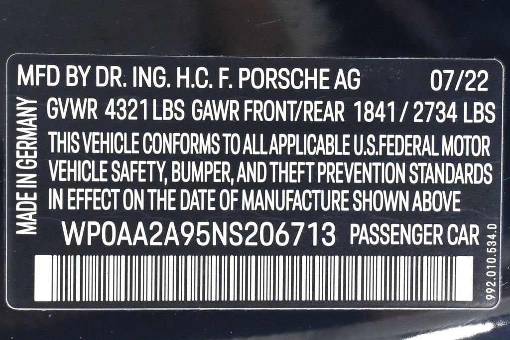 Certified 2022 Porsche 911 Carrera RWD image 28