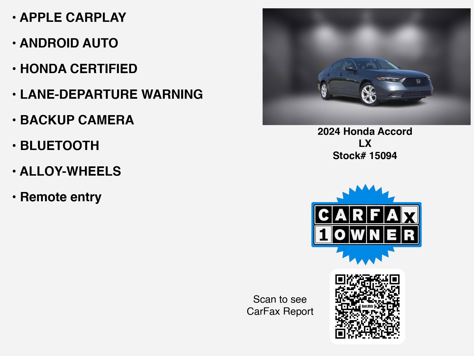 Used 2024 Honda Accord LX image 7