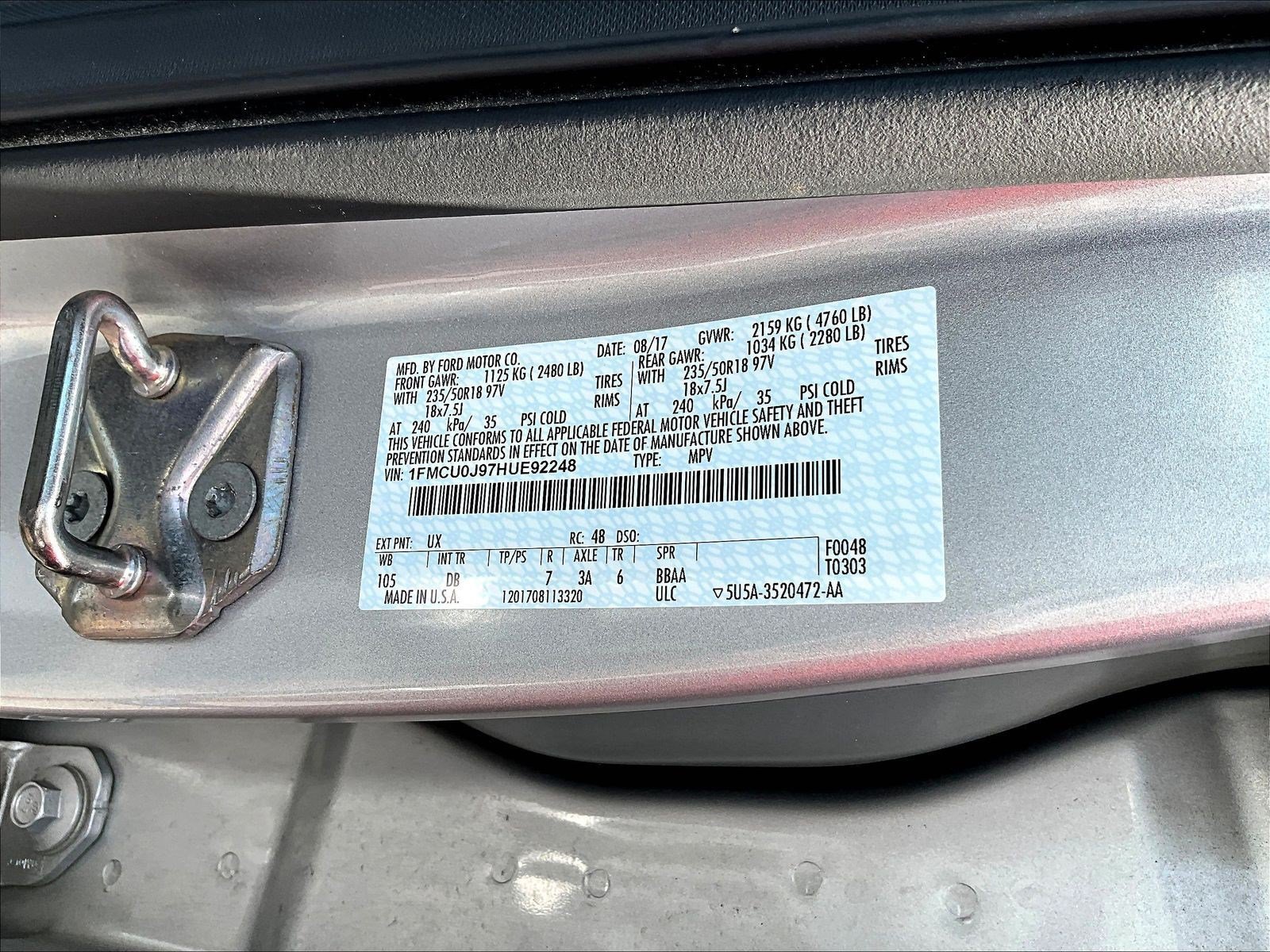 Used 2017 Ford Escape Titanium FWD image 17