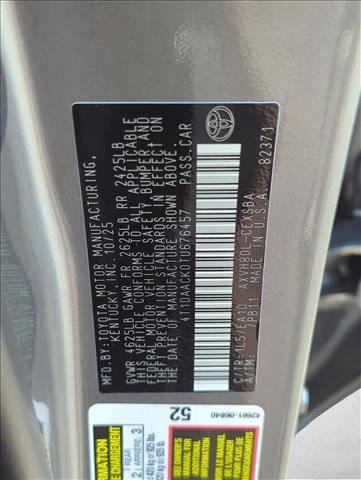Certified 2026 Toyota Camry SE FWD image 28