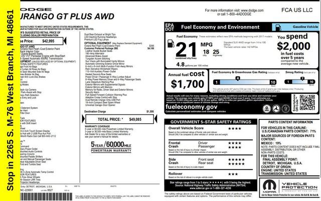 Used 2022 Dodge Durango GT AWD/4WD image 13
