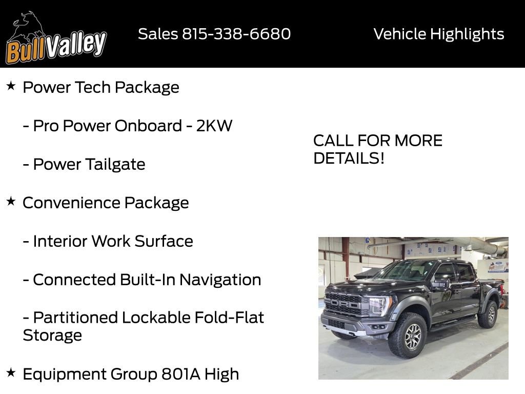 Used 2021 Ford F150 Raptor w/ Equipment Group 801A High image 10