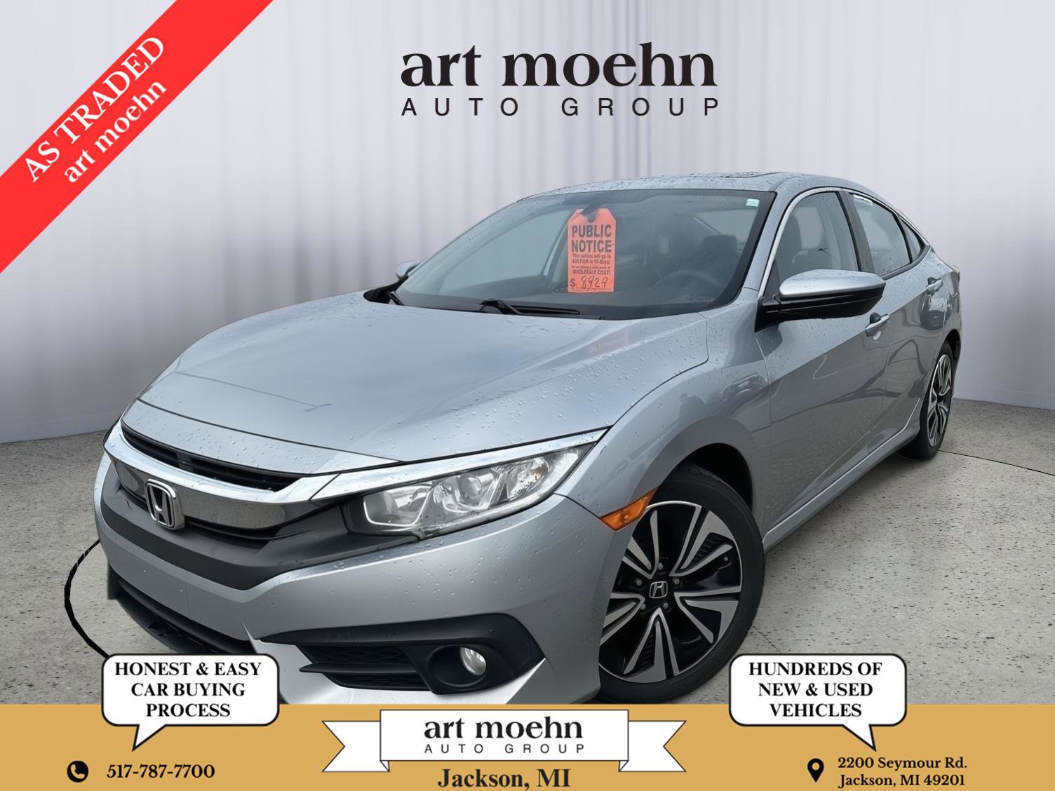 Used 2017 Honda Civic EX-L image 1