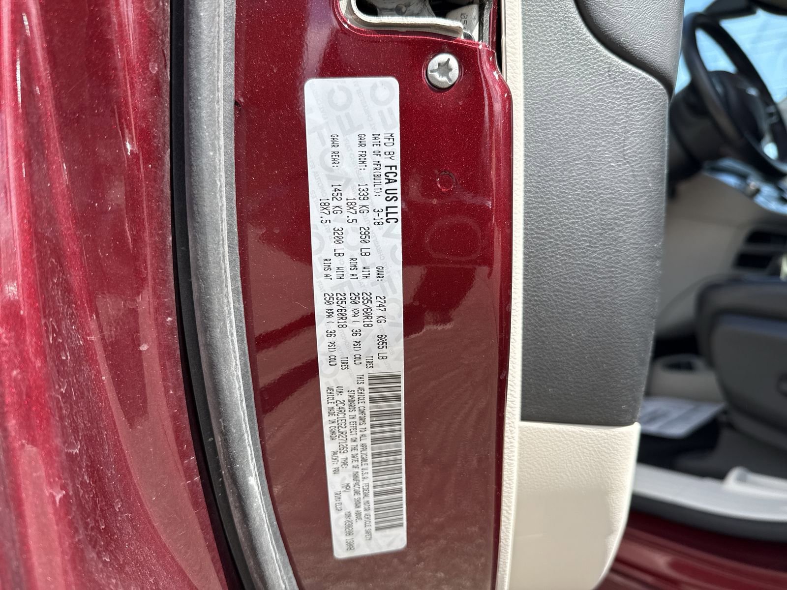 Used 2018 Chrysler Pacifica Touring-L Plus w/ Tire & Wheel Group image 42