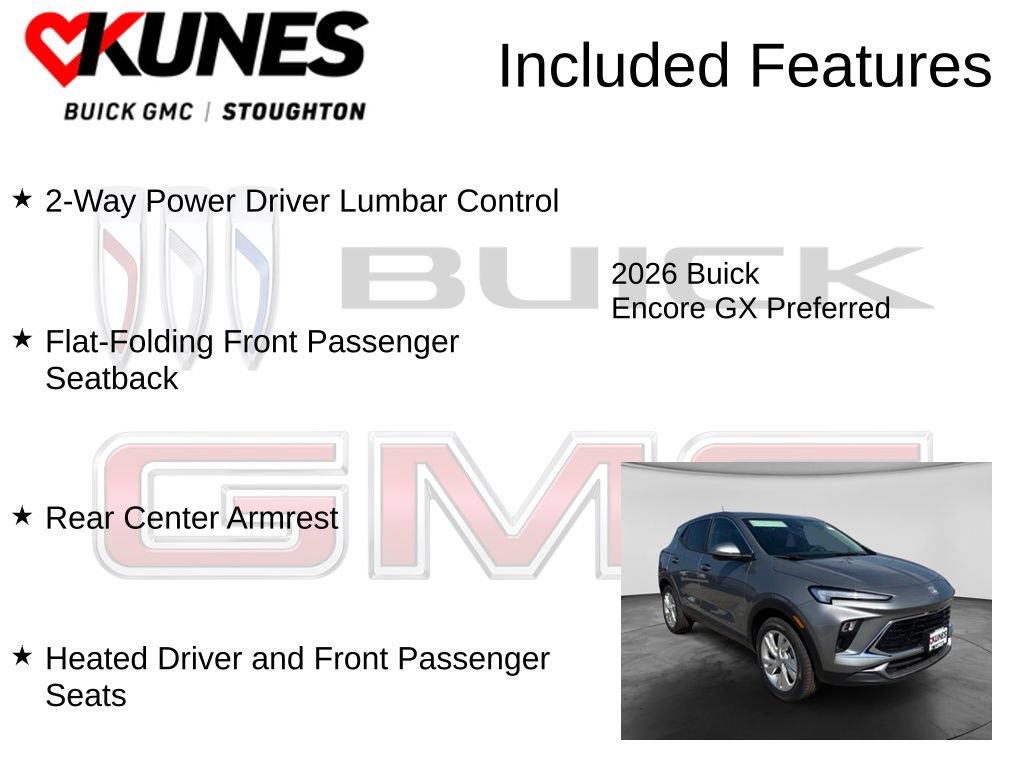 New 2026 Buick Encore GX Preferred w/ Advanced Technology Package AWD/4WD image 3