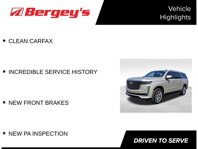 Used 2021 Cadillac Escalade ESV Premium Luxury w/ Driver Assist Tech Package AWD/4WD image 4
